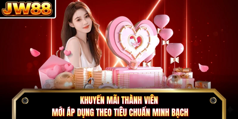Khuyến mãi thành viên mới áp dụng theo tiêu chuẩn minh bạch